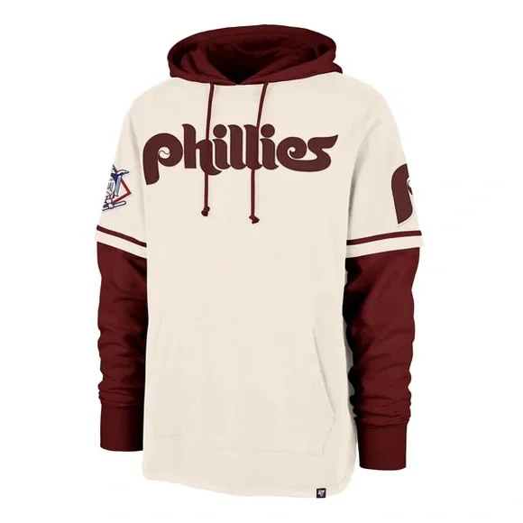 Philadelphia Phillies Trifecta '47 Shortstop Pullover Hoodie size large - Picture 1 of 7